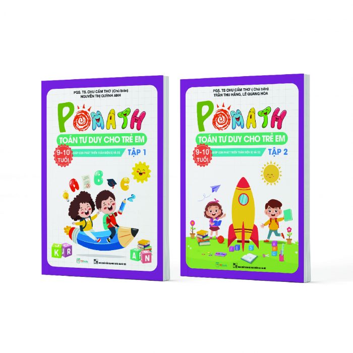 Combo POMath – Toán tư duy cho trẻ em 9 – 10 tuổi (Tập 1 + 2)