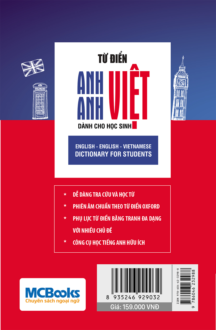 Từ điển Anh – Anh- Việt dành cho học sinh bìa sau