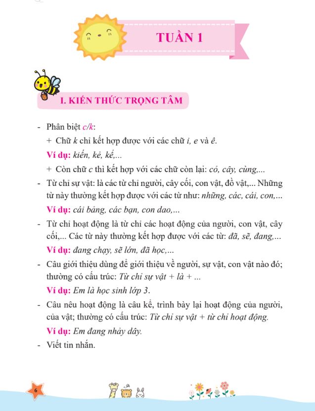 Nội dung trong sách Bài tập bổ trợ nâng cao Tiếng Việt lớp 3 - Tập 1