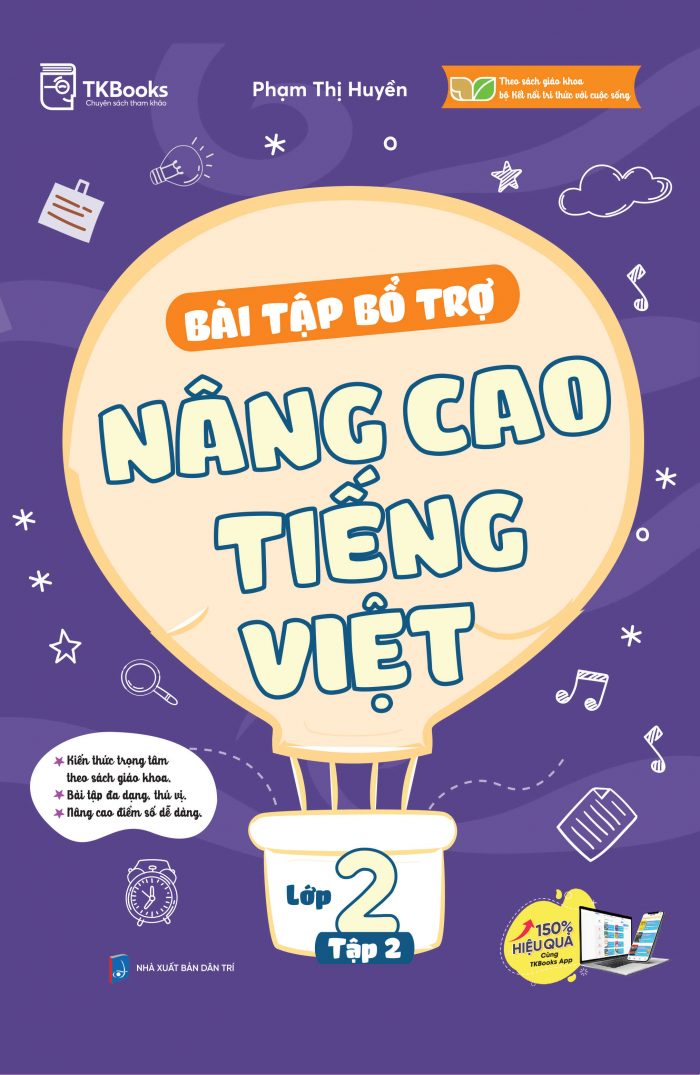 Bìa trước - Bài tập bổ trợ nâng cao Tiếng Việt lớp 2 tập 2
