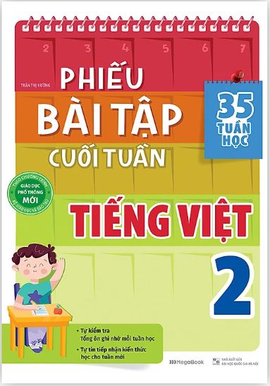 Cuốn sách Phiếu bài tập cuối tuần Tiếng Việt 2