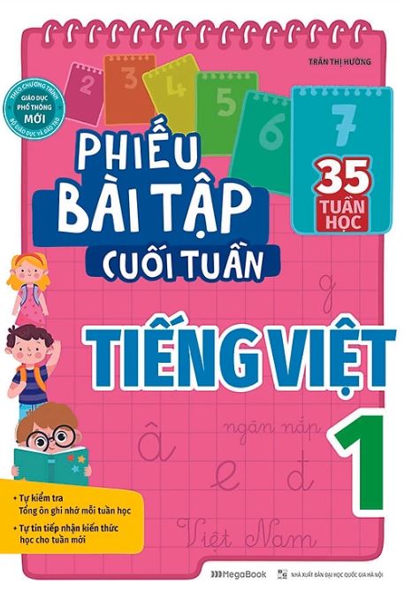 Phiếu bài tập cuối tuần Tiếng Việt 1 là cuốn sách tham khảo cần thiết dành cho các bạn học sinh lớp 1