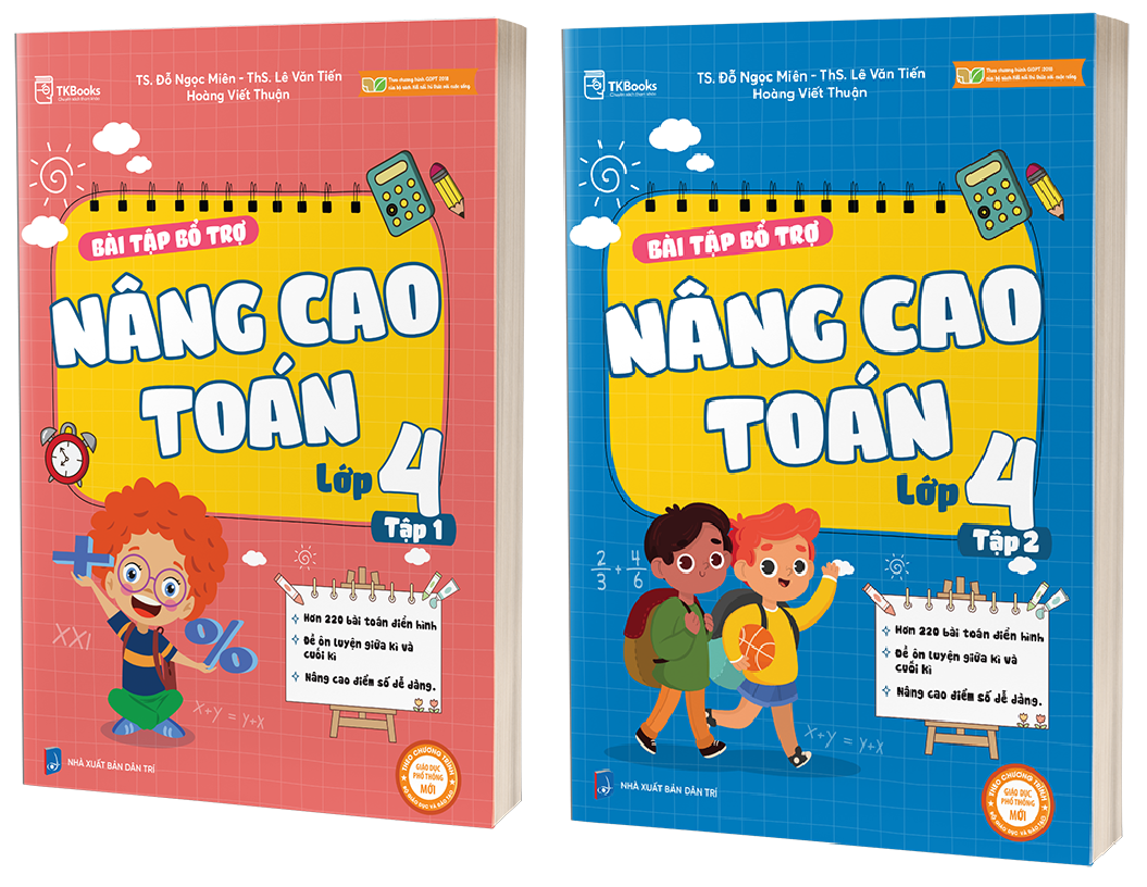 Bộ sách Bài tập bổ trợ nâng cao Toán lớp 4