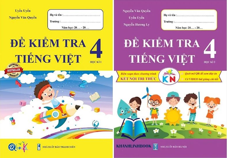 Bộ sách Đề kiểm tra Tiếng Việt lớp 4