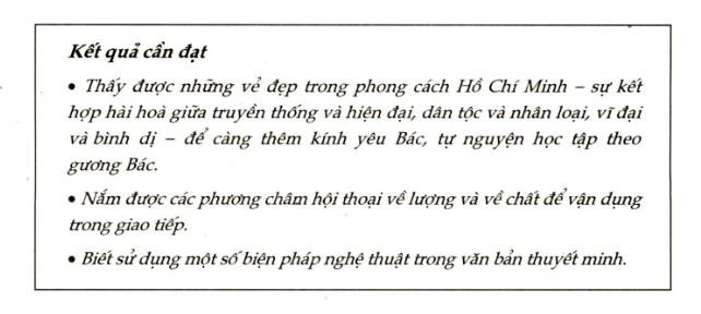 Soạn văn 9 Phong cách Hồ Chí Minh - Lê Anh Trà