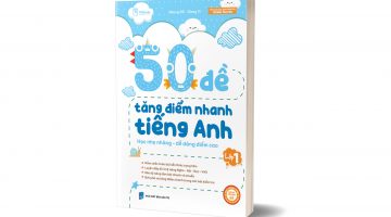 Ảnh bìa cuốn sách 50 đề tăng điểm nhanh tiếng Anh - Lớp 1