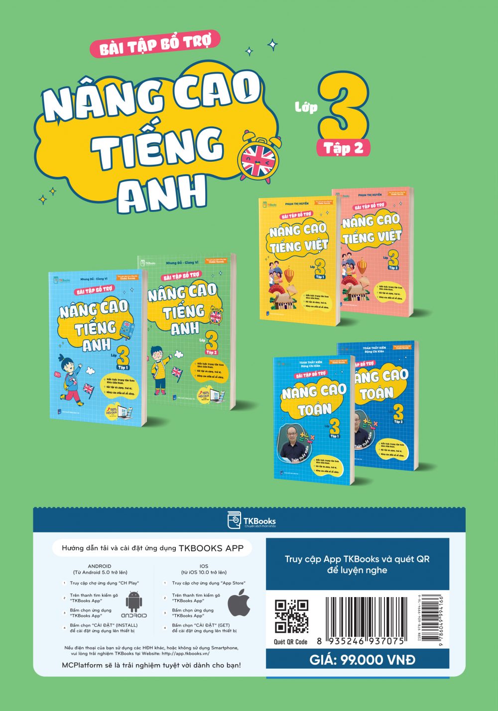 Bài Tập Bổ Trợ Nâng Cao Tiếng Anh Lớp 3 - Tập 2