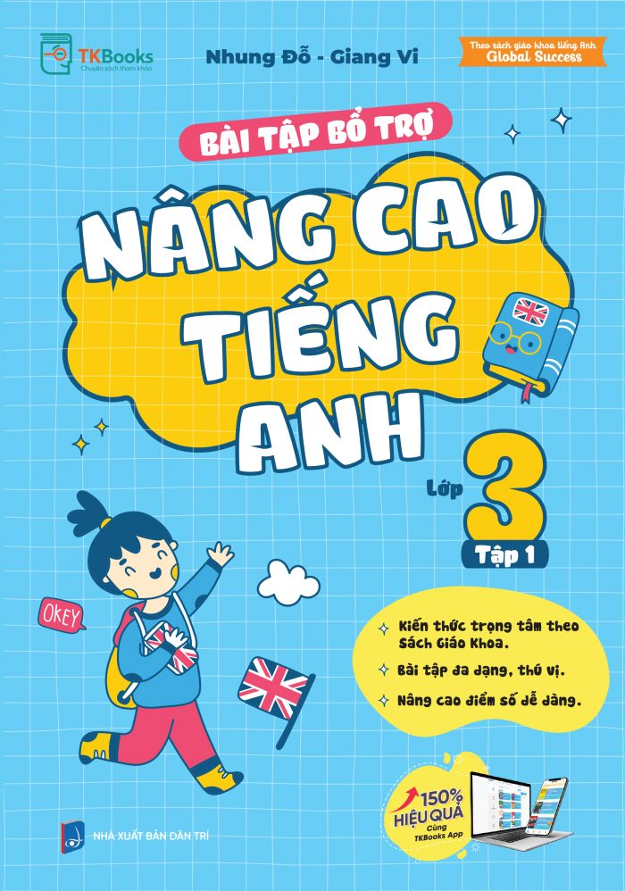 Bìa trước - Bài tập bổ trợ nâng cao tiếng Anh lớp 3 tập 1