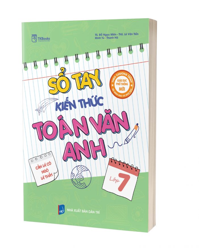 Sổ tay Toán - Văn - Anh lớp 7