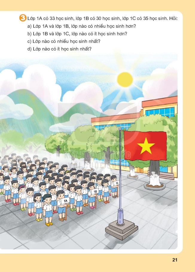 Bài tập luyện tập chung so sánh số có 2 chữ số lớp 1 - File 3