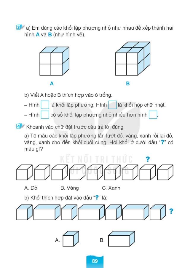 Bài tập đếm khối lập phương lớp 1 - File 3