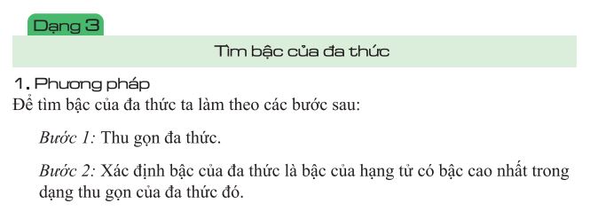 Bậc của đa thức – Lý thuyết, các dạng toán kèm lời giải chi tiết