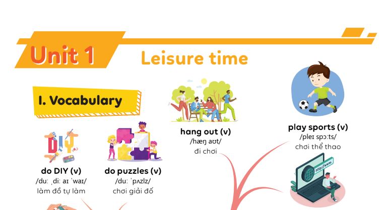 Soạn Tiếng Anh lớp 8 Unit 1: Leisure Time dịch sang Tiếng Việt