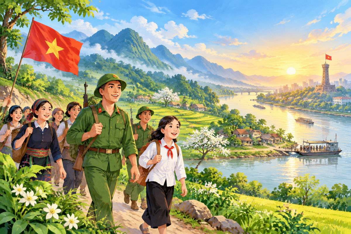 Soạn văn Ta đi tới (Ảnh minh họa)