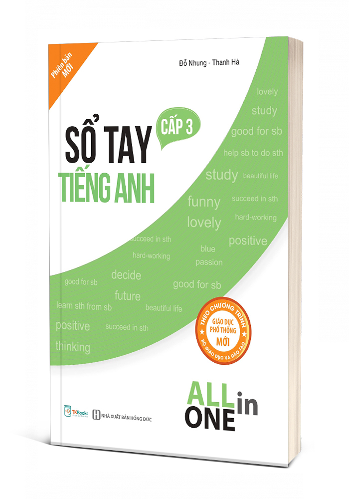 Sổ Tay Tiếng Anh Cấp 3 – All In One – Phiên bản mới