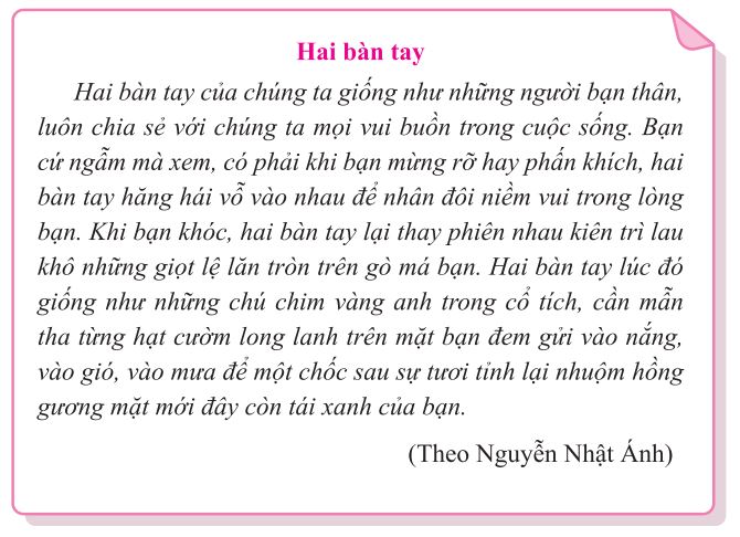 Bài đọc mẫu trong phần Đọc hiểu văn bản - Luyện tập