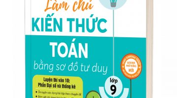 Bìa 3D Làm Chủ Kiến Thức Toán Bằng Sơ Đồ Tư Duy Lớp 9 Luyện Thi Vào 10 Phần Đại Số Và Thống Kê