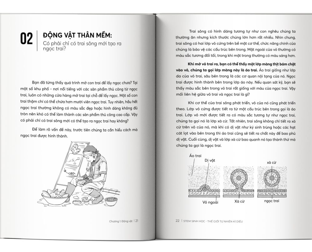 Ảnh đọc thử nội dung cuốn sách STEM Sinh học