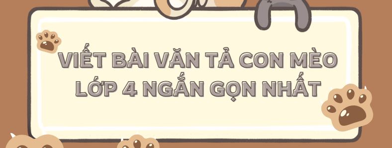 Văn tả con mèo lớp 4 ngắn gọn nhất – Dàn ý kèm 5 bài văn mẫu PDF