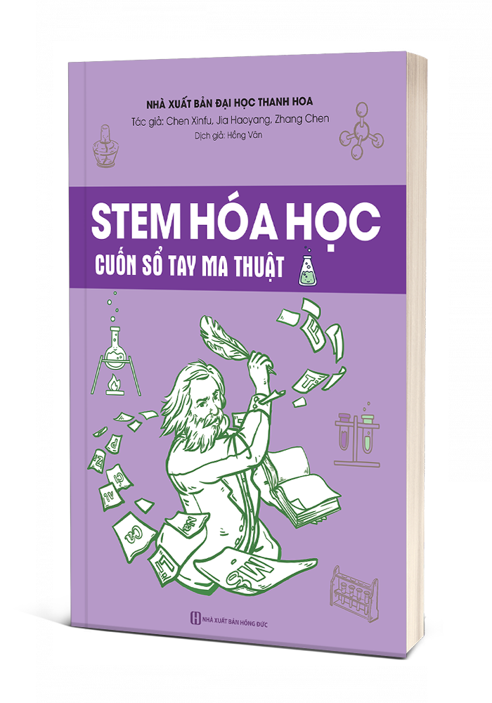 Bìa 3D cuốn STEM Hóa học - Cuốn sổ tay ma thuật