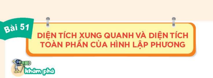 Công thức tính diện tích hình lập phương lớp 5 kèm bài tập + lời giải