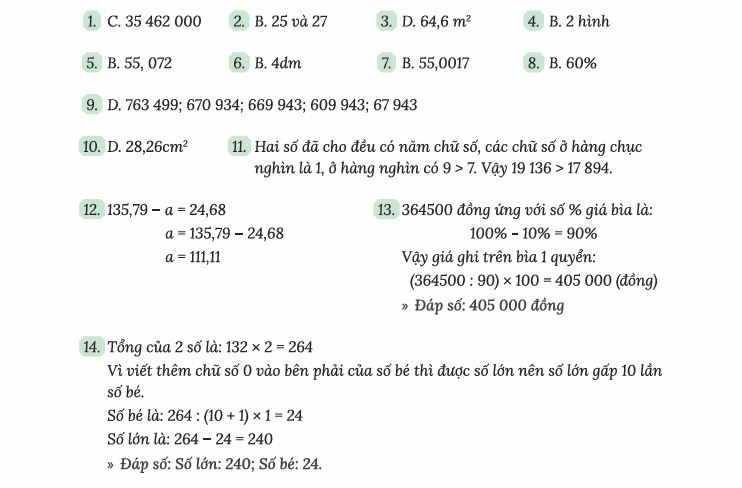 Đáp án - Phần 1