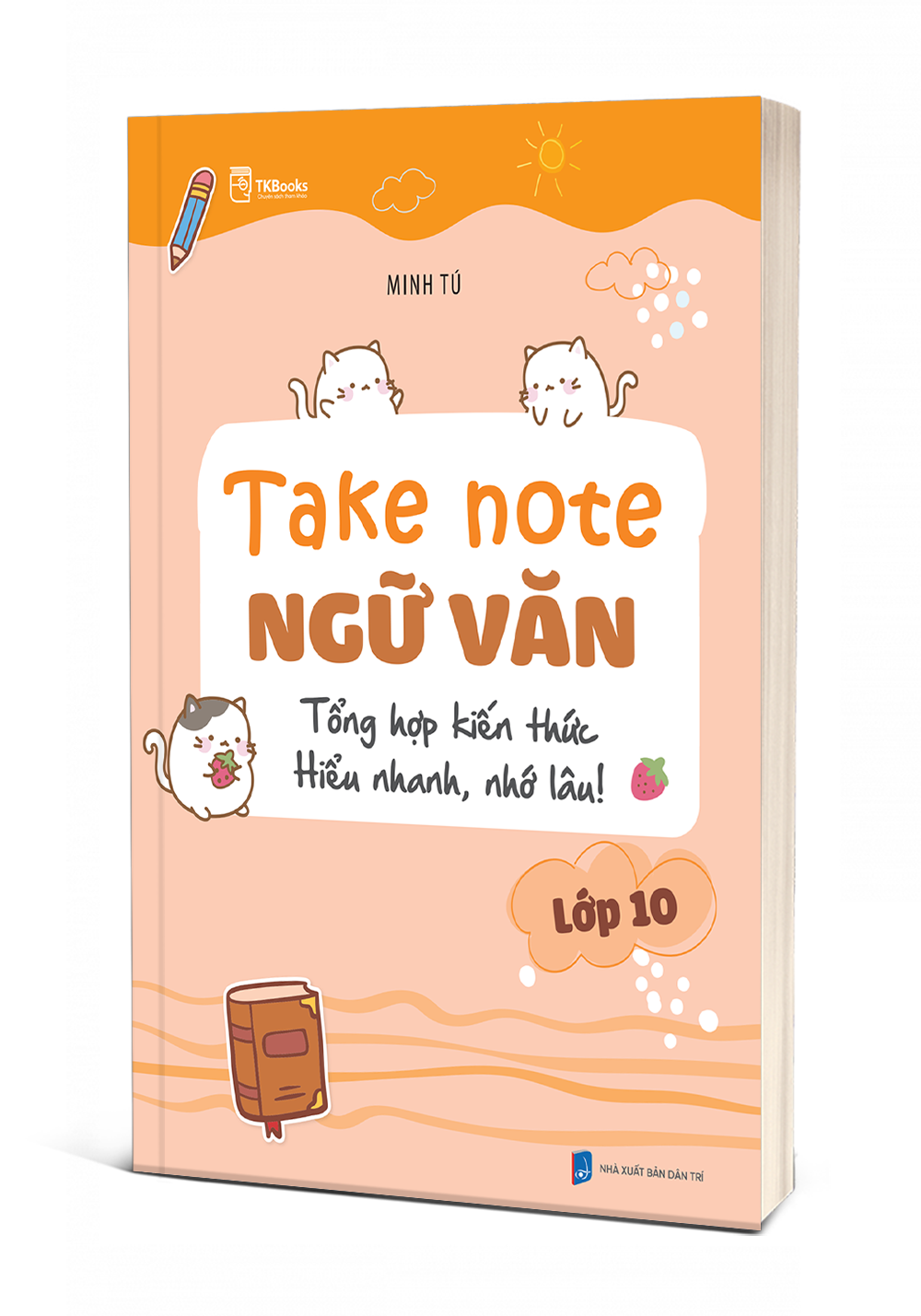 Bìa 3D cuốn Take note Ngữ Văn lớp 10