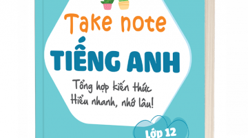 Bìa 3D cuốn Take note Tiếng Anh Lớp 12