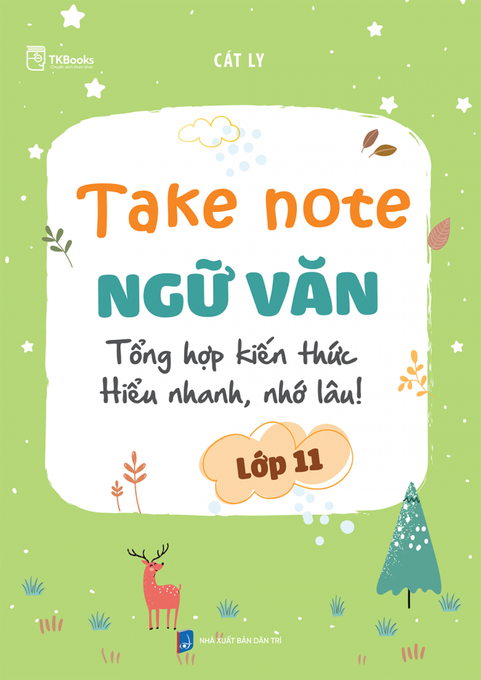 Bìa trước cuốn Take note Ngữ văn lớp 11