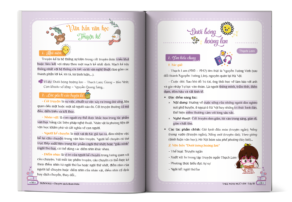 Nội dung cuốn Take note Ngữ Văn lớp 10