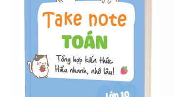 Bìa 3D cuốn Take Note Toán Lớp 10
