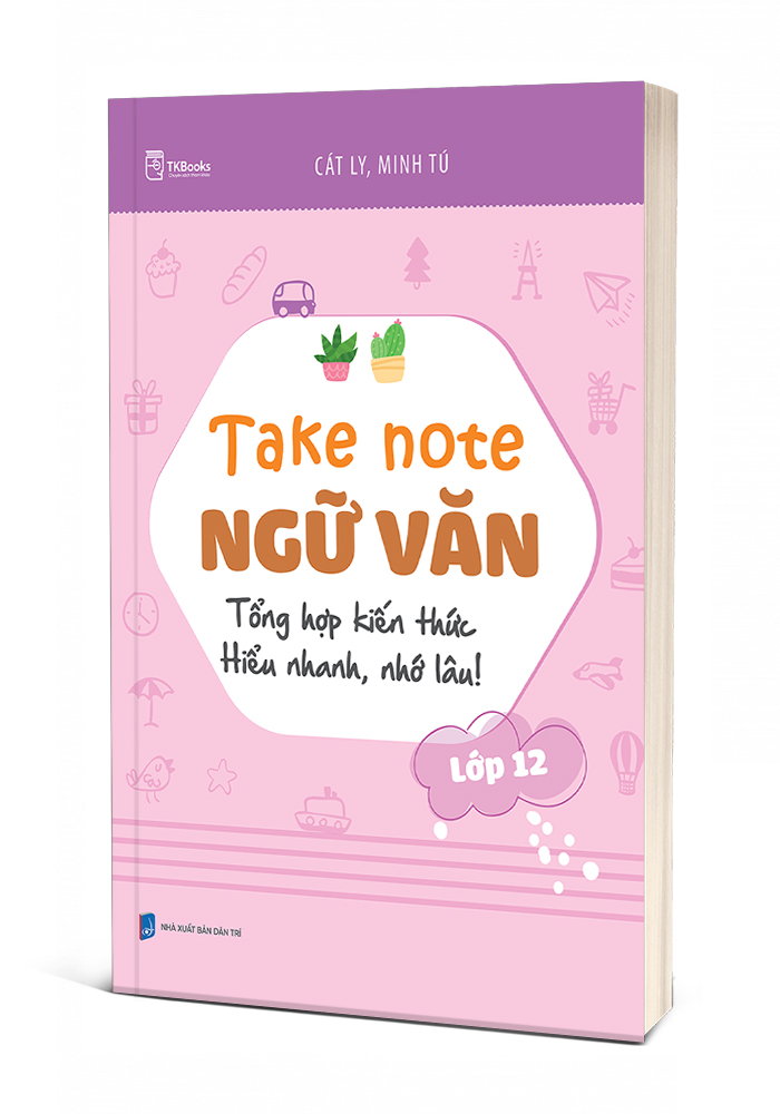 Bìa 3D cuốn Take NOTE Ngữ Văn Lớp 12