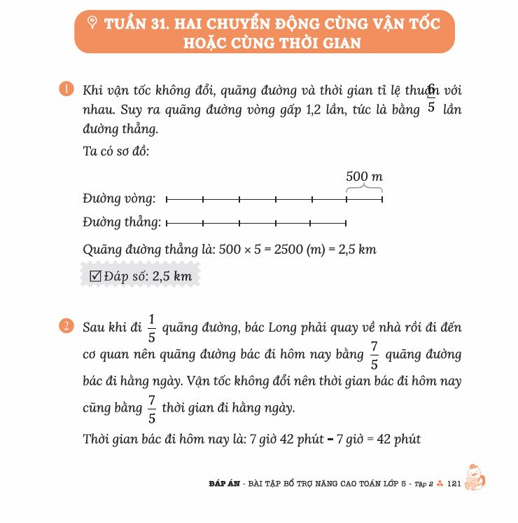 Demo đáp án bài tập vận tốc thời gian quãng đường lớp 5