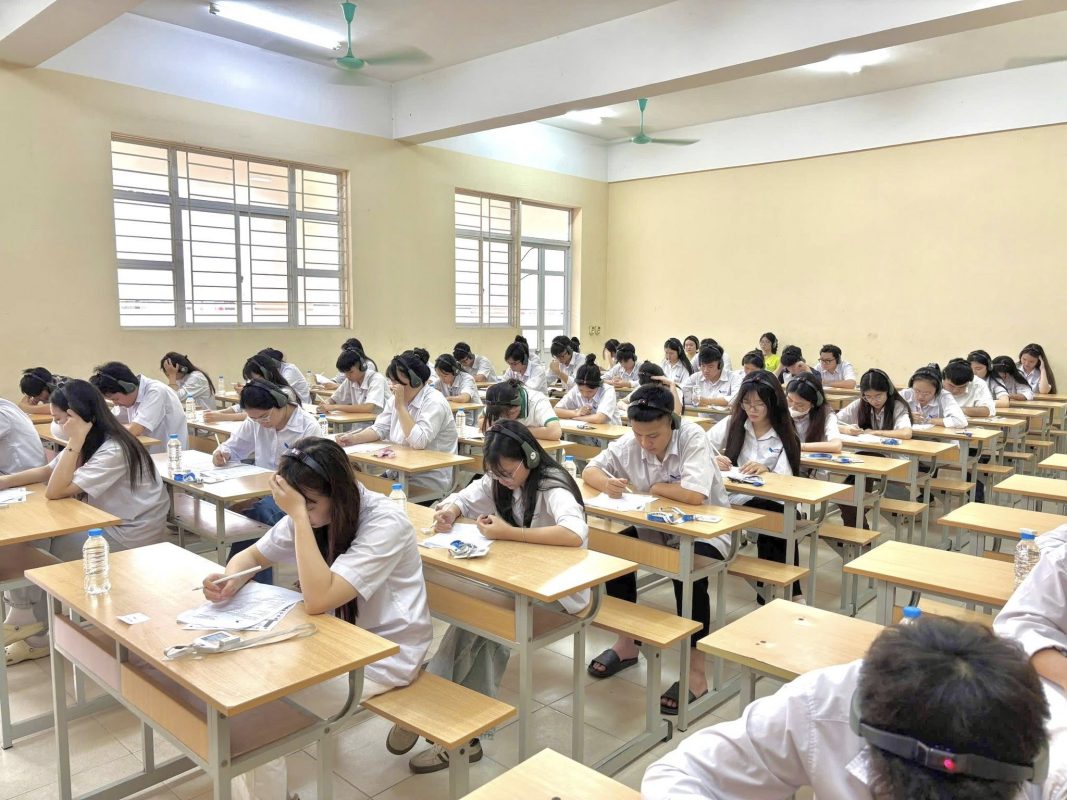 Lớp học tại trường THPT Đào Duy Từ