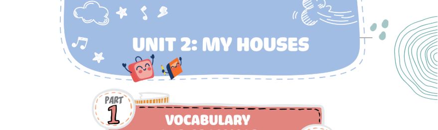 Từ vựng tiếng Anh lớp 6 Unit 2 Global Success – My House PDF