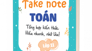 Bìa 3D cuốn Take Note Toán Lớp 11
