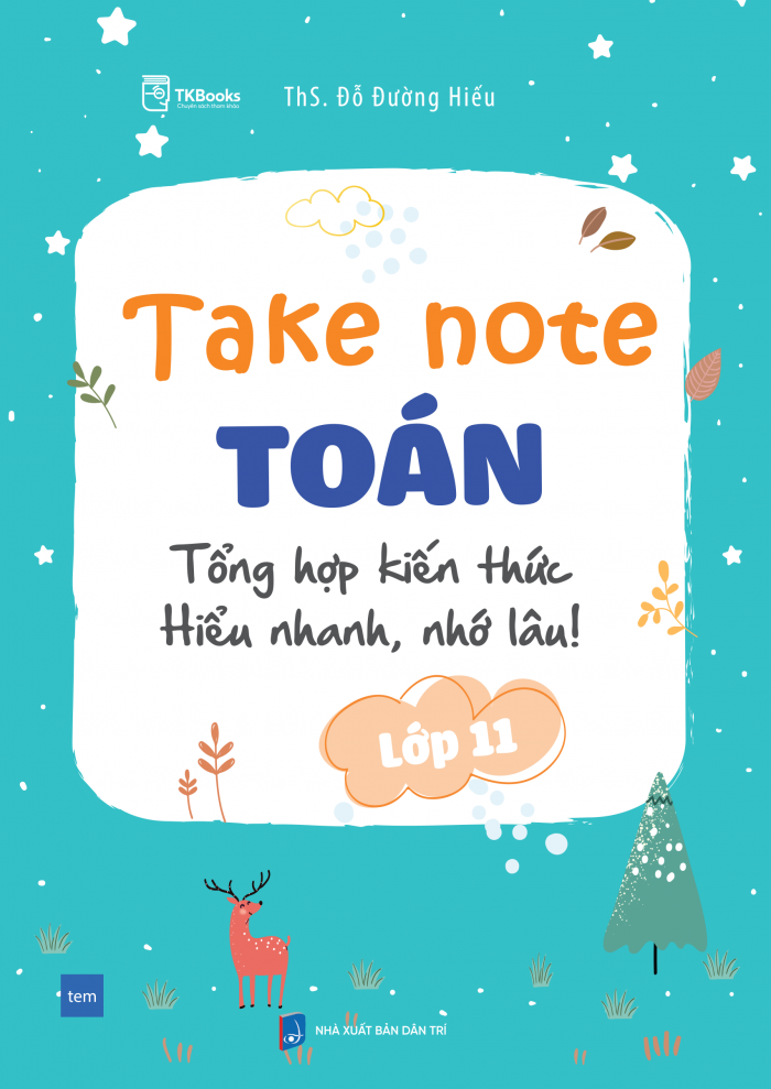 Bìa trước cuốn Take Note Toán Lớp 11