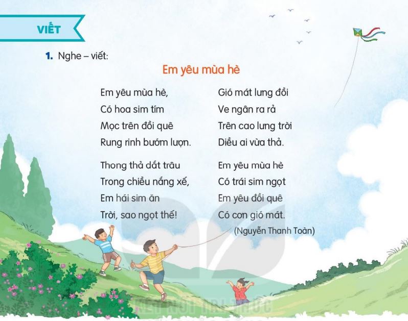 Bài tập chính tả lớp 3 học kì I - Tuần 1