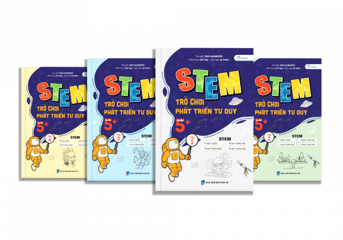 Bộ sách STEM cho học sinh gồm 4 cuốn