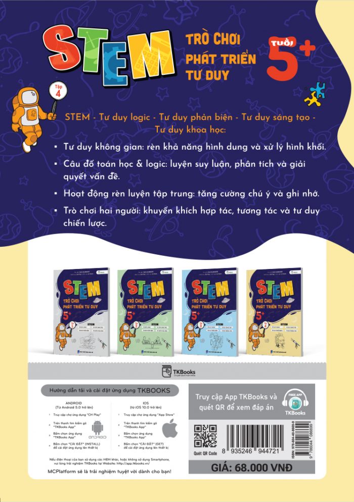STEM – Trò Chơi Phát Triển Tư Duy Tuổi 5+ – Tập 3