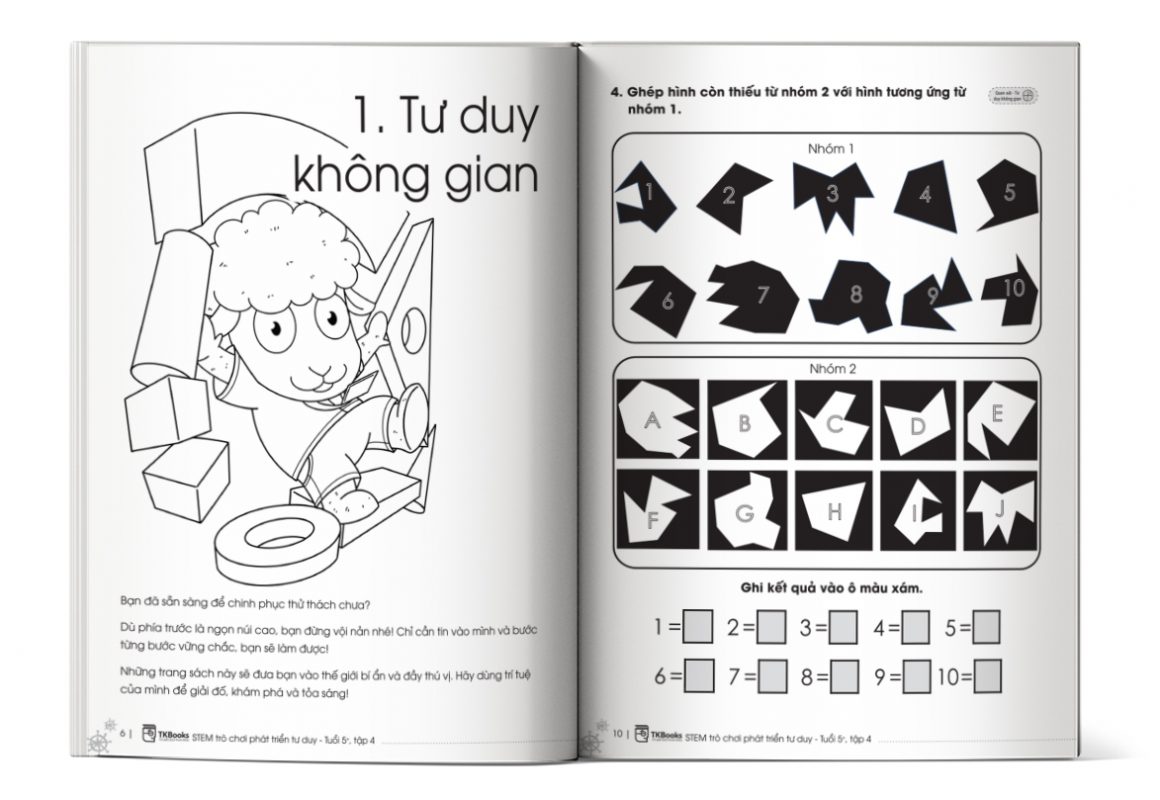 STEM – Trò Chơi Phát Triển Tư Duy Tuổi 5+ – Tập 3
