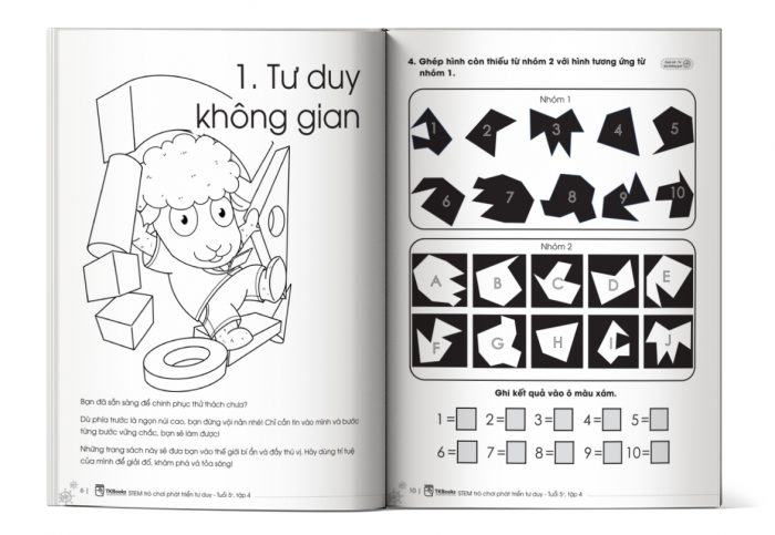 STEM – Trò Chơi Phát Triển Tư Duy Tuổi 5+ – Tập 3