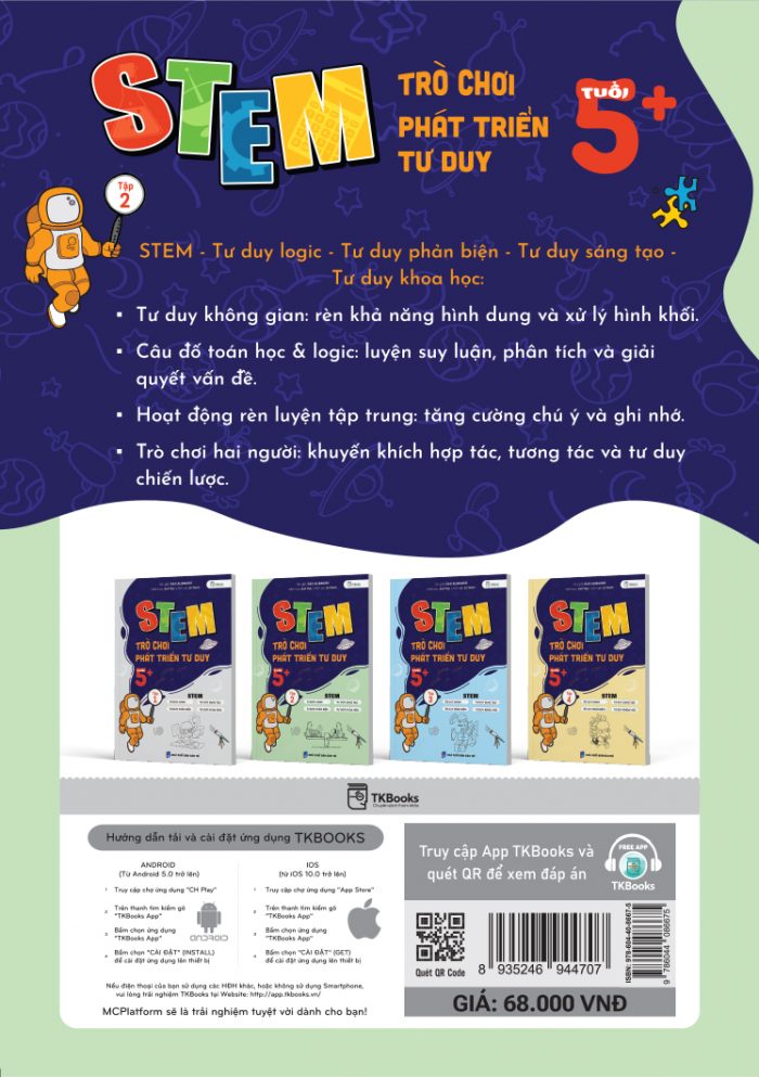 STEM – Trò Chơi Phát Triển Tư Duy Tuổi 5+ – Tập 2