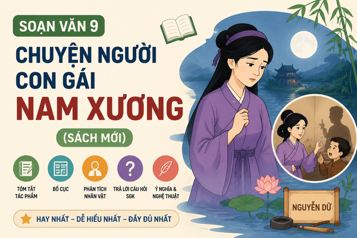 Soạn văn 9 Chuyện người con gái Nam Xương (Nguyễn Dữ) đầy đủ nhất PDF