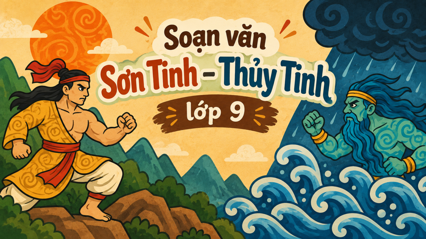 Soạn văn Sơn Tinh – Thủy Tinh lớp 9 ngắn nhất PDF