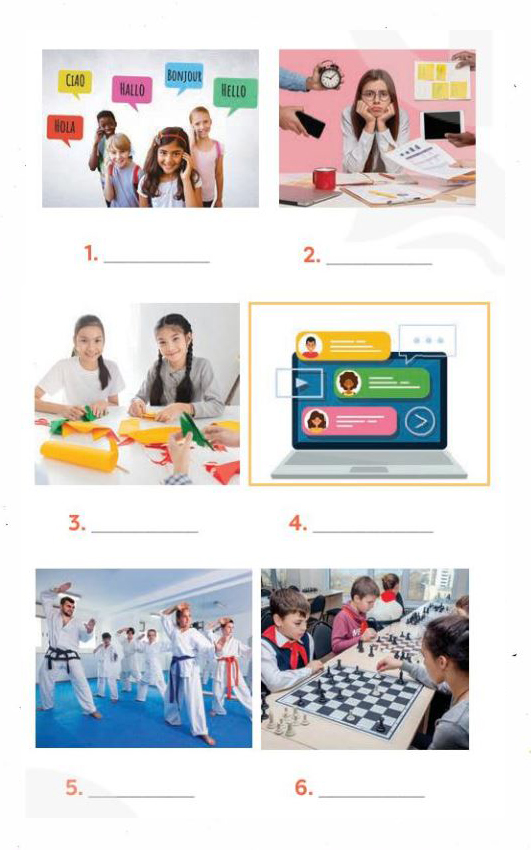 Hình ảnh trong bài tập 3 - Phần Getting Started - Unit 3 sách tiếng Anh lớp 8