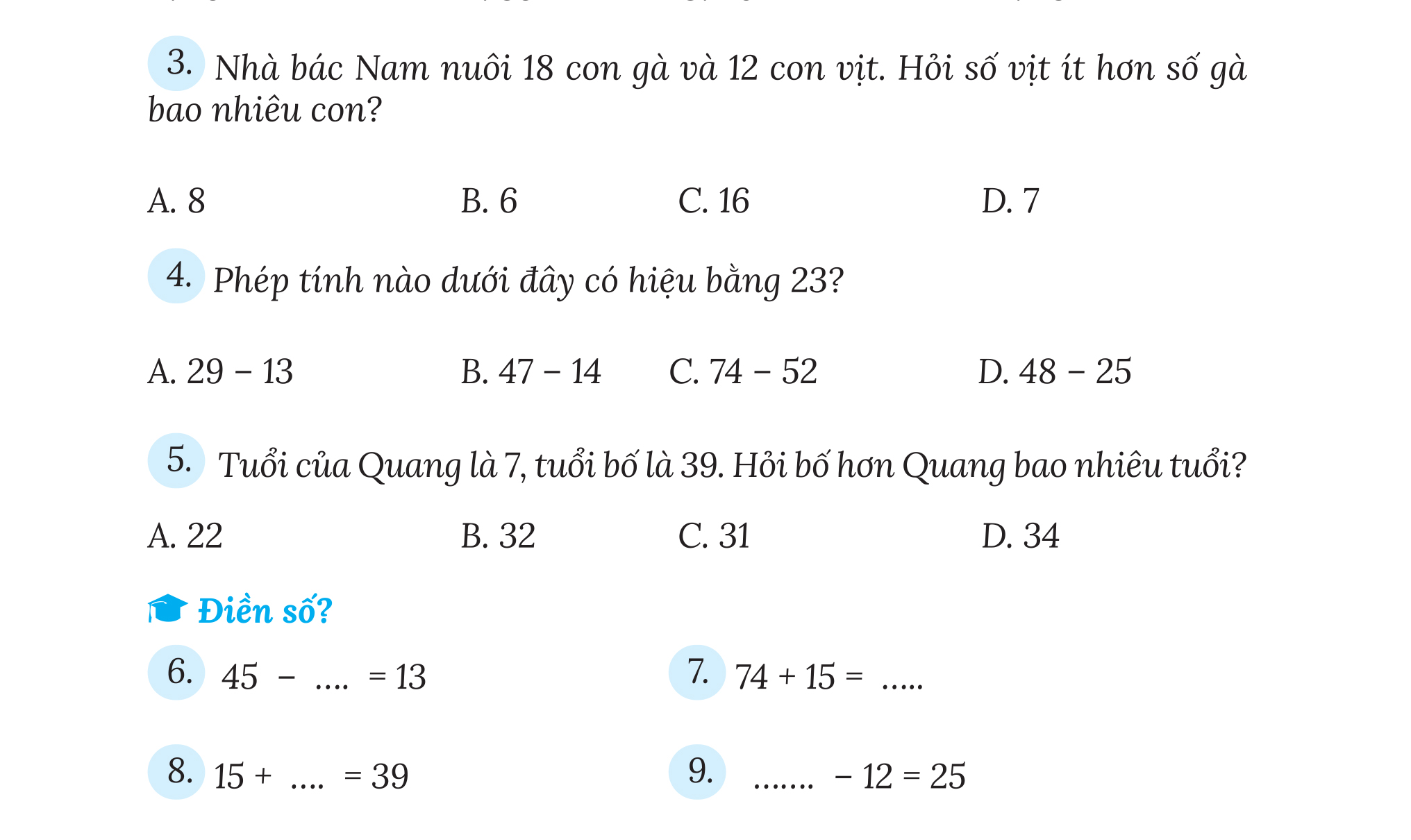 Demo đề thi Toán giữa học kì 1