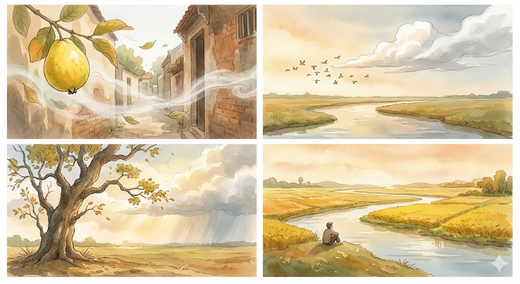 Ảnh minh họa cho bài thơ Sang thu