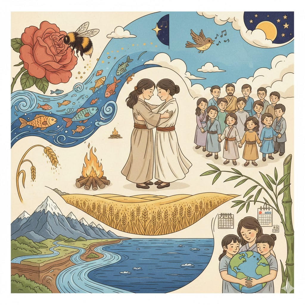 Ảnh minh họa cho bài thơ Tiếng ru