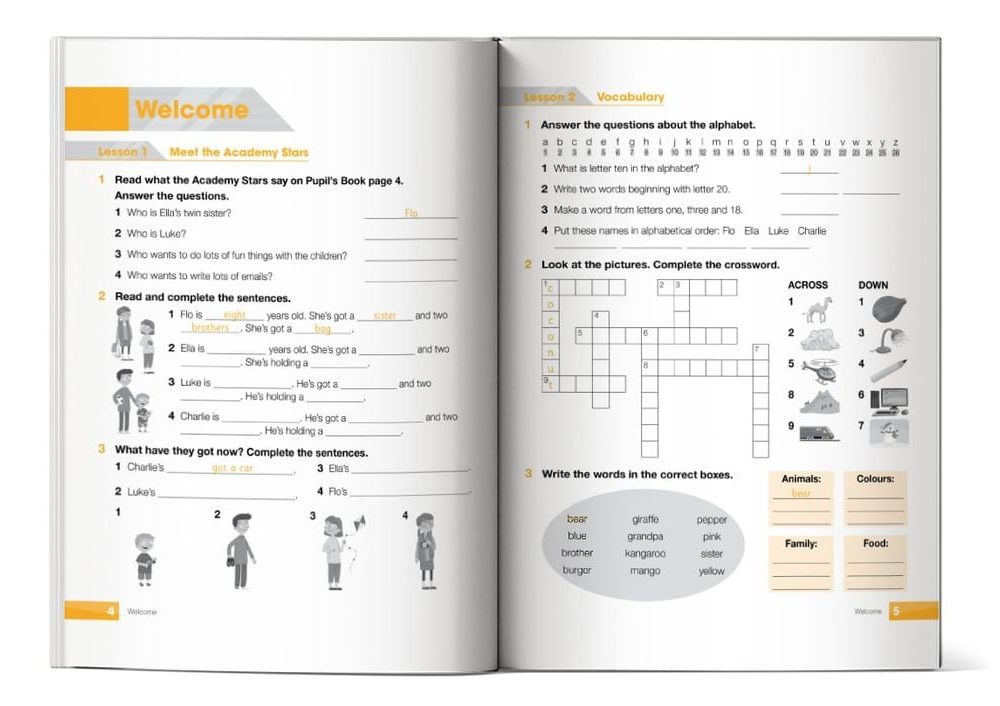 Nội dung trong cuốn Academy Stars 3 - Workbook